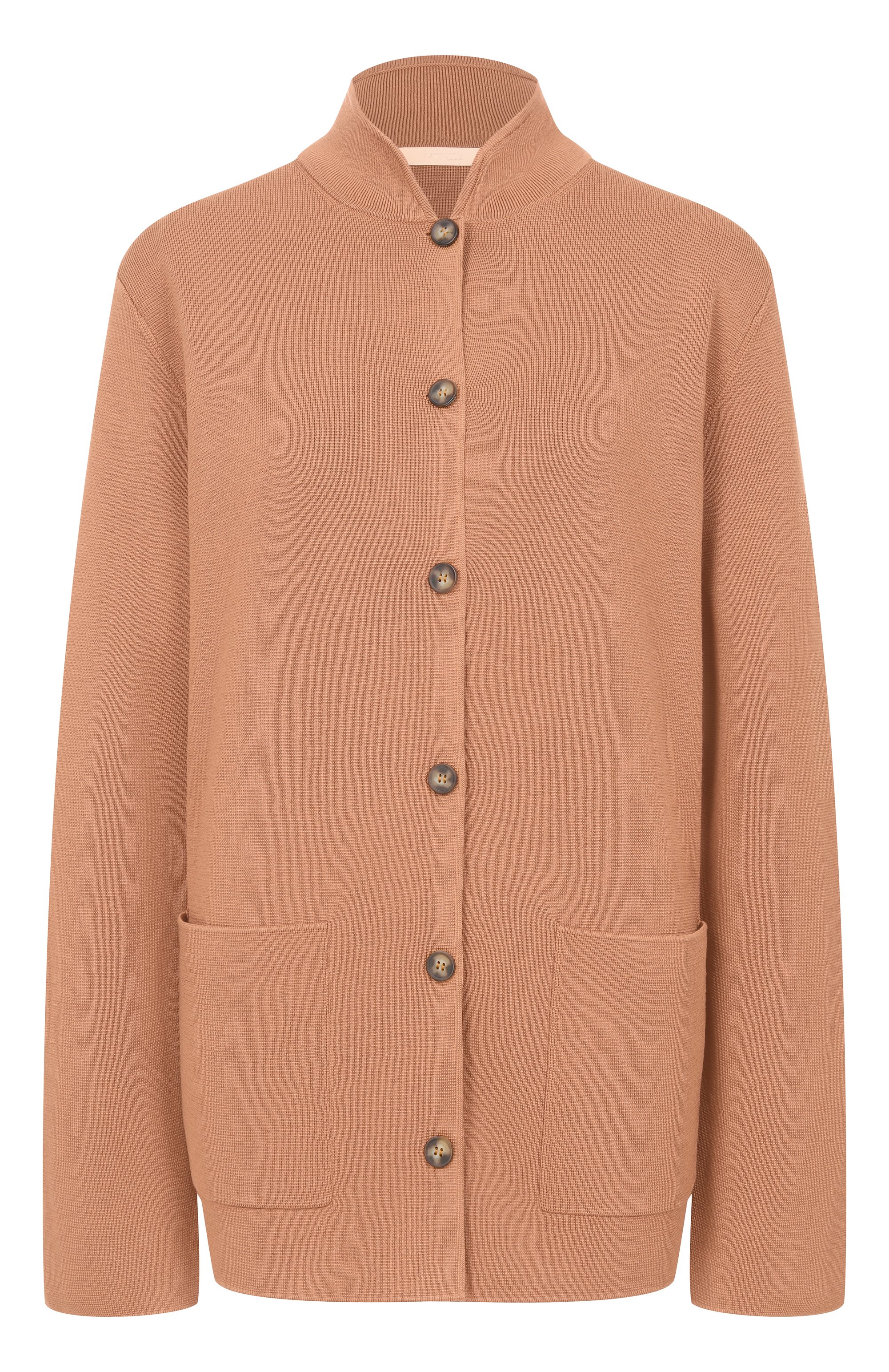 Жакет из шелка и хлопка 12 STOREEZ бежевого цвета по цене 29000 руб., арт. 136935, фото 1 Жакет из шелка и хлопка 12 STOREEZ, арт. 136935, фото 1