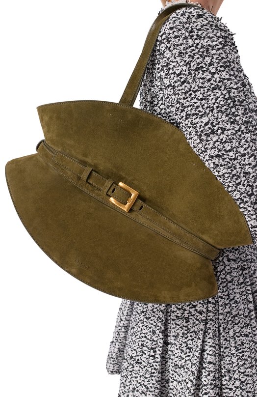 Сумка Shuffle medium Balmain GN0DQ023/LSDD Хаки  GN0DQ023/LSDD Фото 2