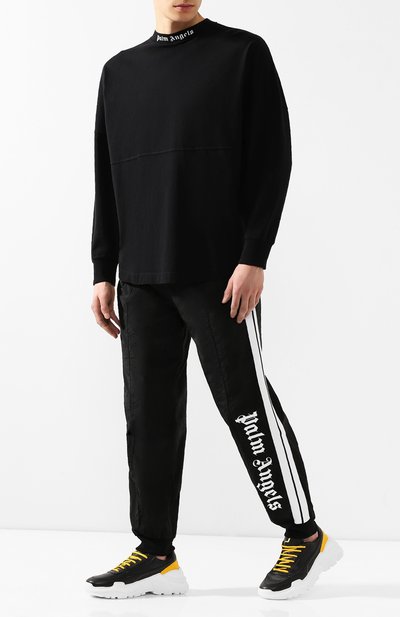 Хлопковый лонгслив PALM ANGELS, арт. PMAB001S194130071001, фото 2