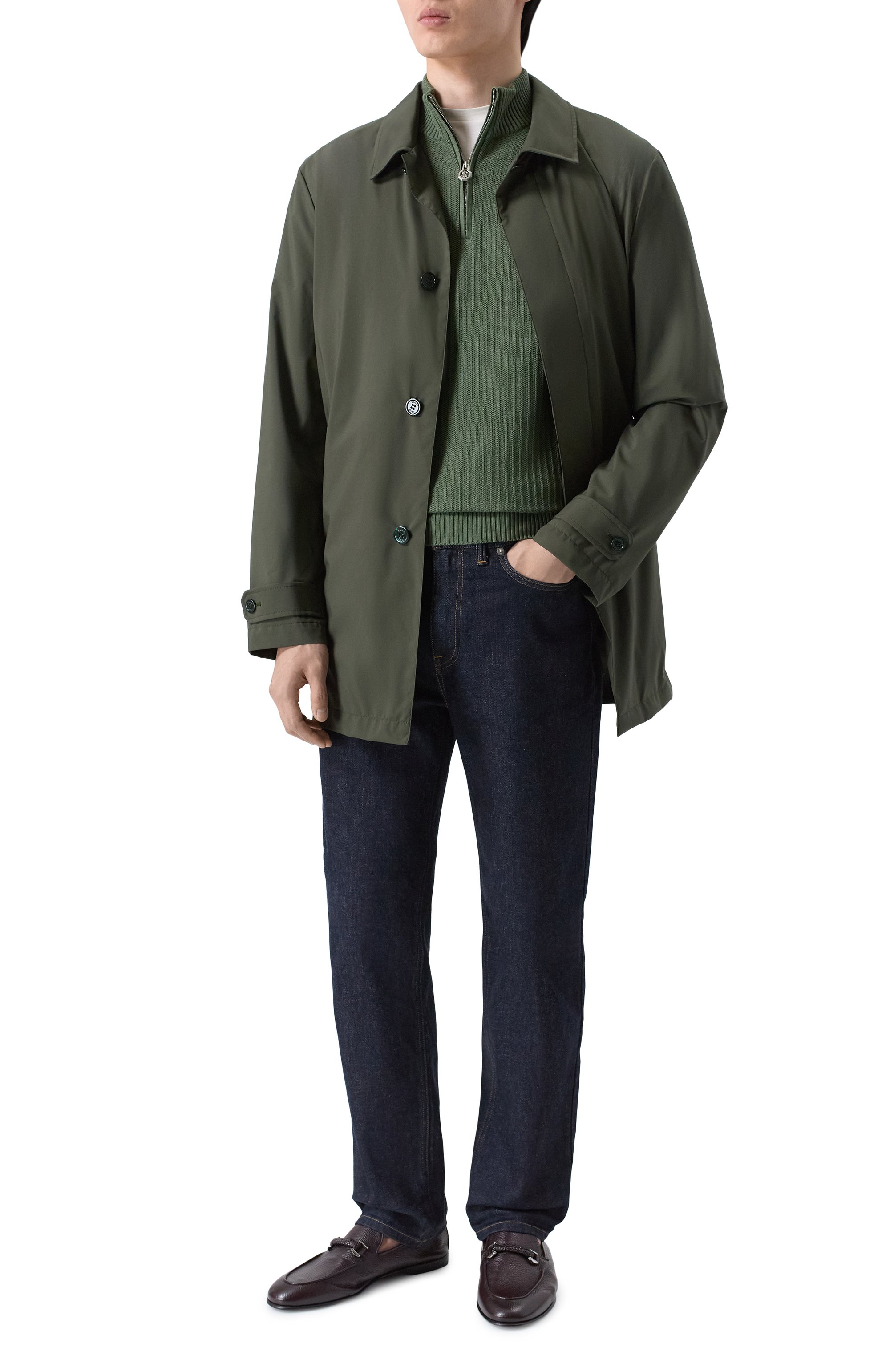 Кожаные лоферы BARRETT, арт. 221U024.15/CERV0 ASP0RT, фото 2