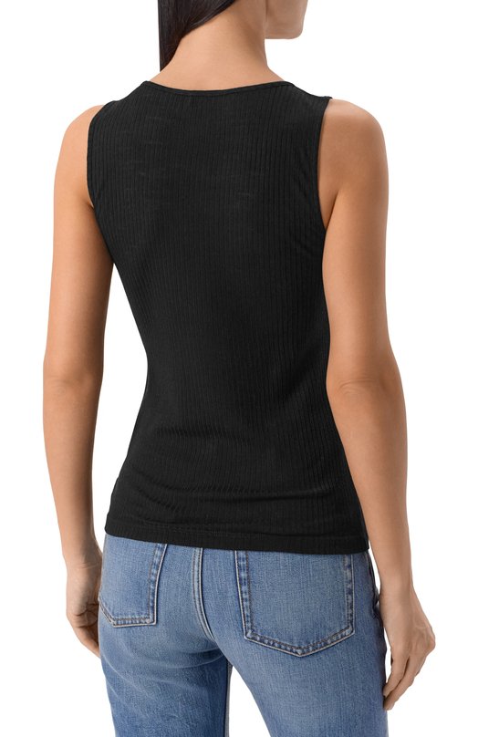 Шерстяная майка Saint Laurent 752721/YBMV2 Чёрный  752721/YBMV2 Фото 4