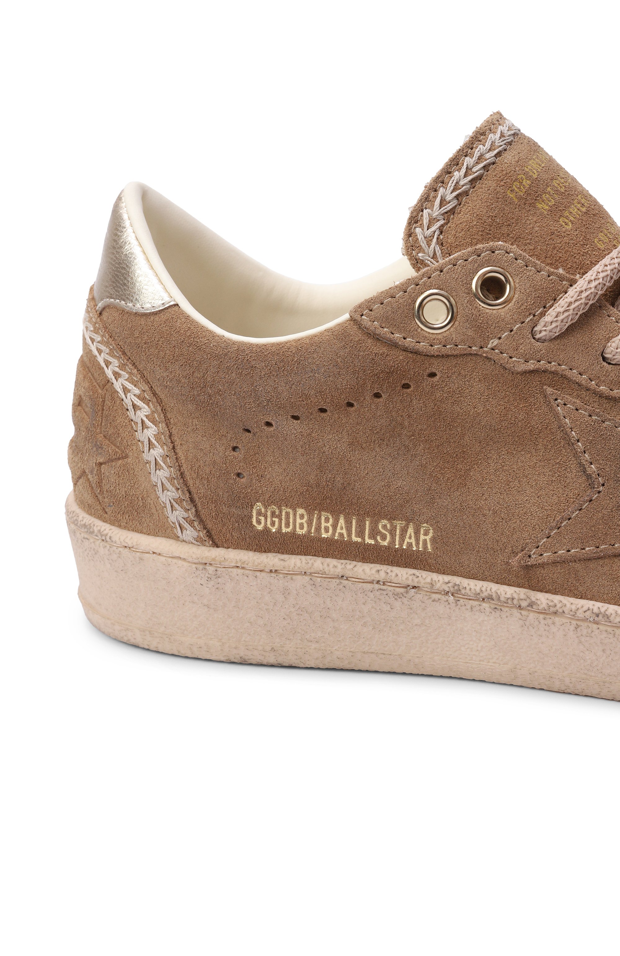 Замшевые кеды ballstar GOLDEN GOOSE DELUXE BRAND, арт. GWF00117.F008707, фото 7
