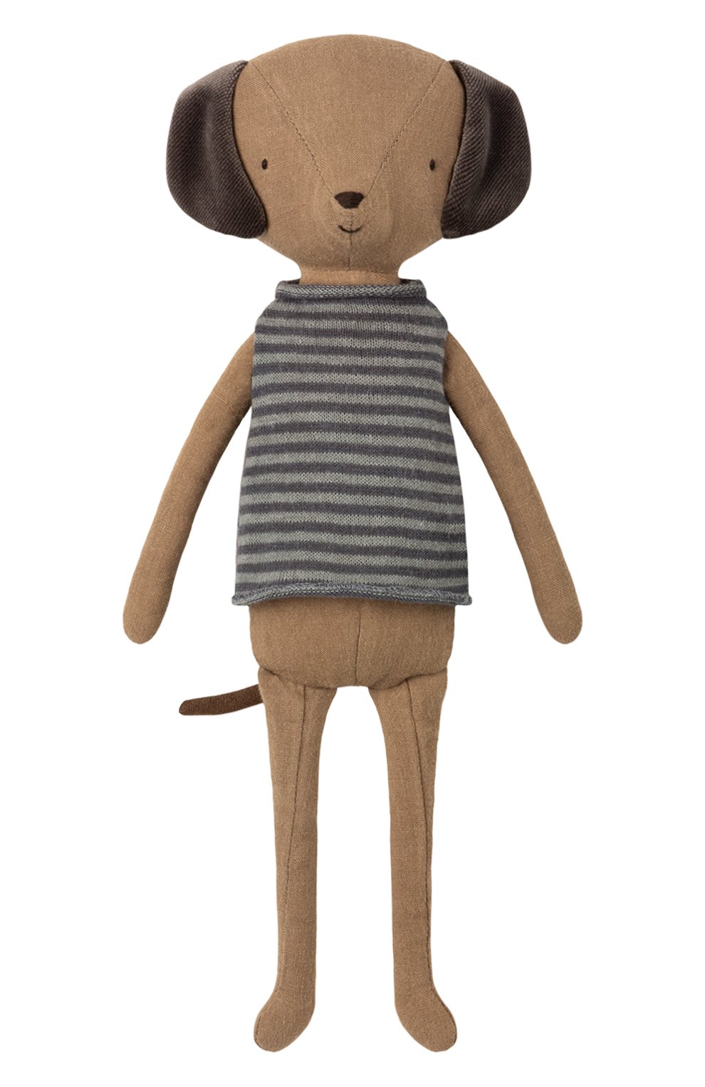 Игрушка щенок MAILEG коричневого цвета по цене 4390 руб., арт. 16-8947-00, фото 1 Игрушка щенок MAILEG, арт. 16-8947-00, фото 1