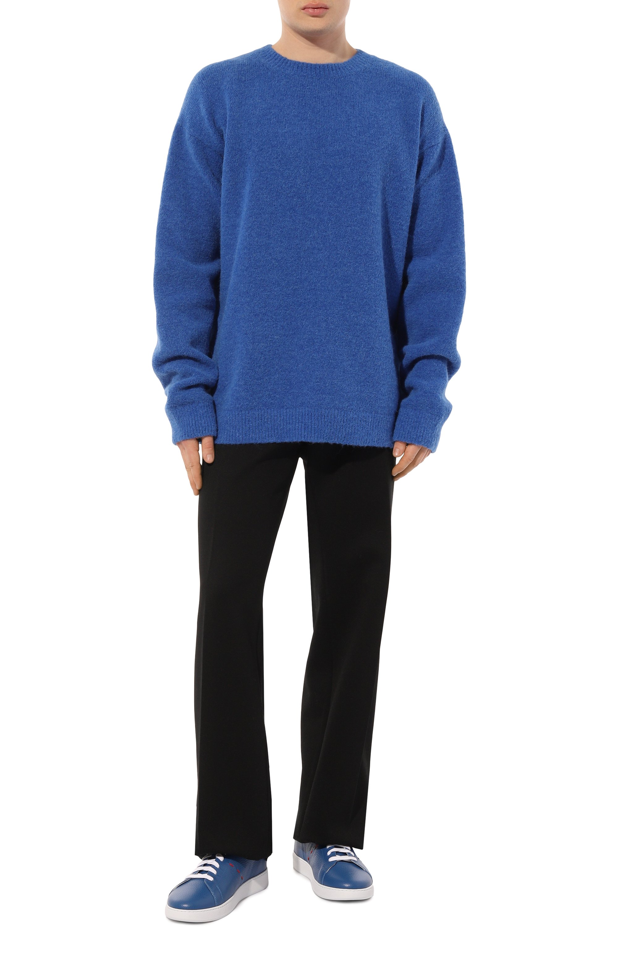 Кожаные кеды KITON, арт. USSA068N01035, фото 2