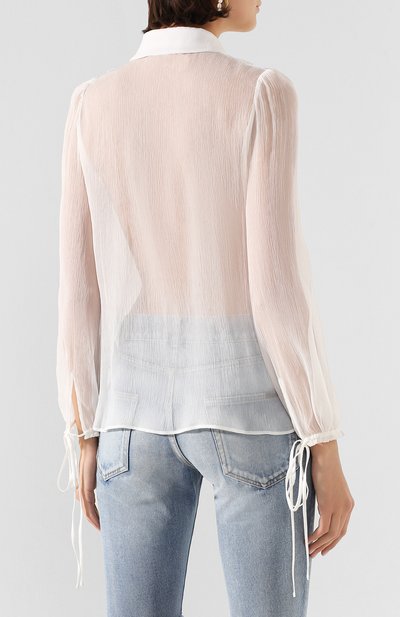 Шелковая блузка AMIRI, арт. Y0W10302CH, фото 4