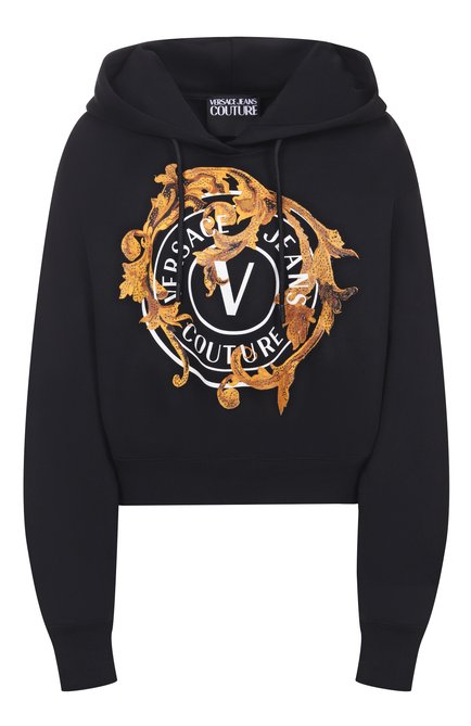 Женский хлопковое худи VERSACE JEANS COUTURE, арт. 79HAIE01/CF00E