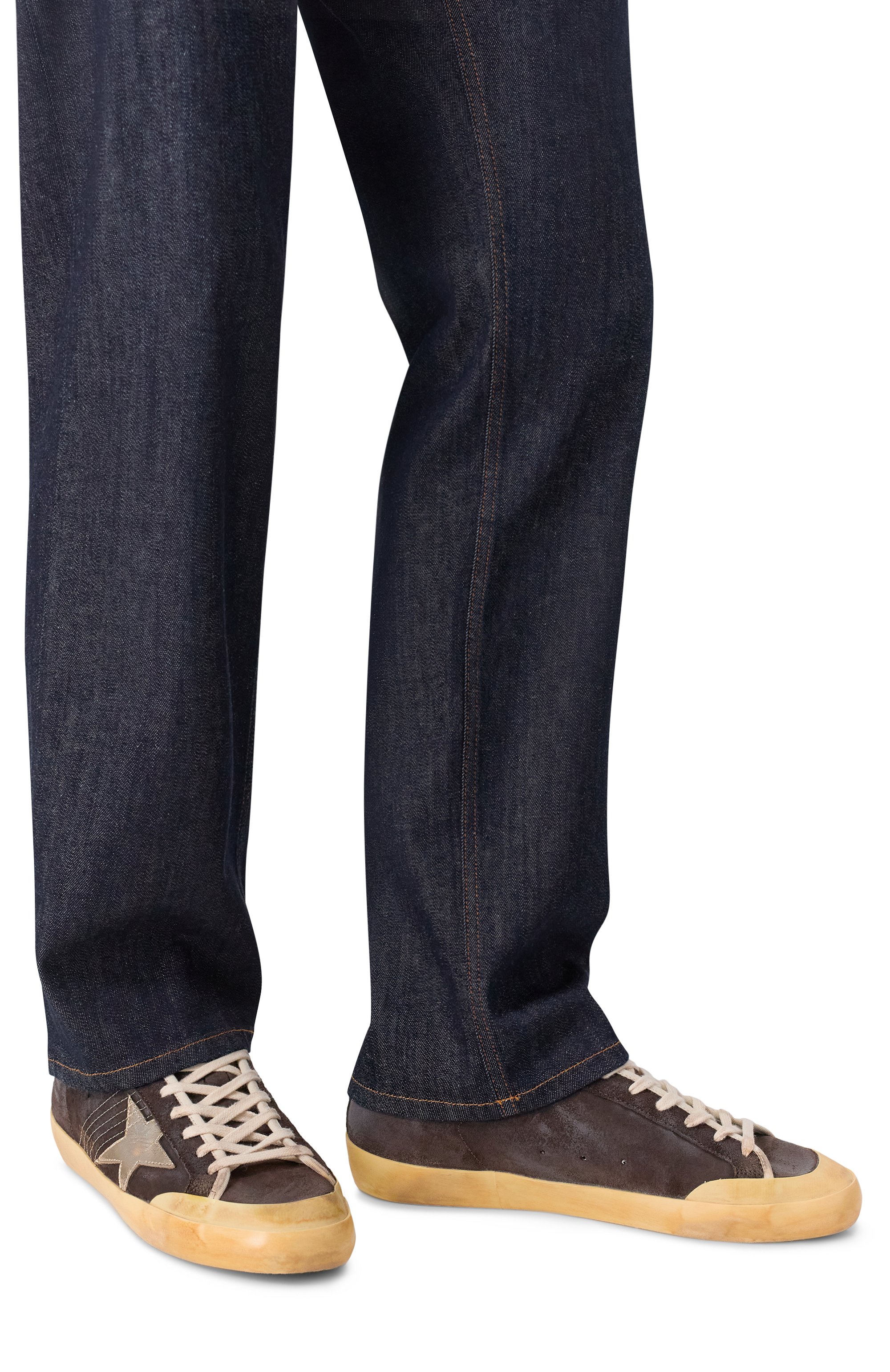 Замшевые кед�ы super-star GOLDEN GOOSE DELUXE BRAND, арт. GMF00107.F003375, фото 3