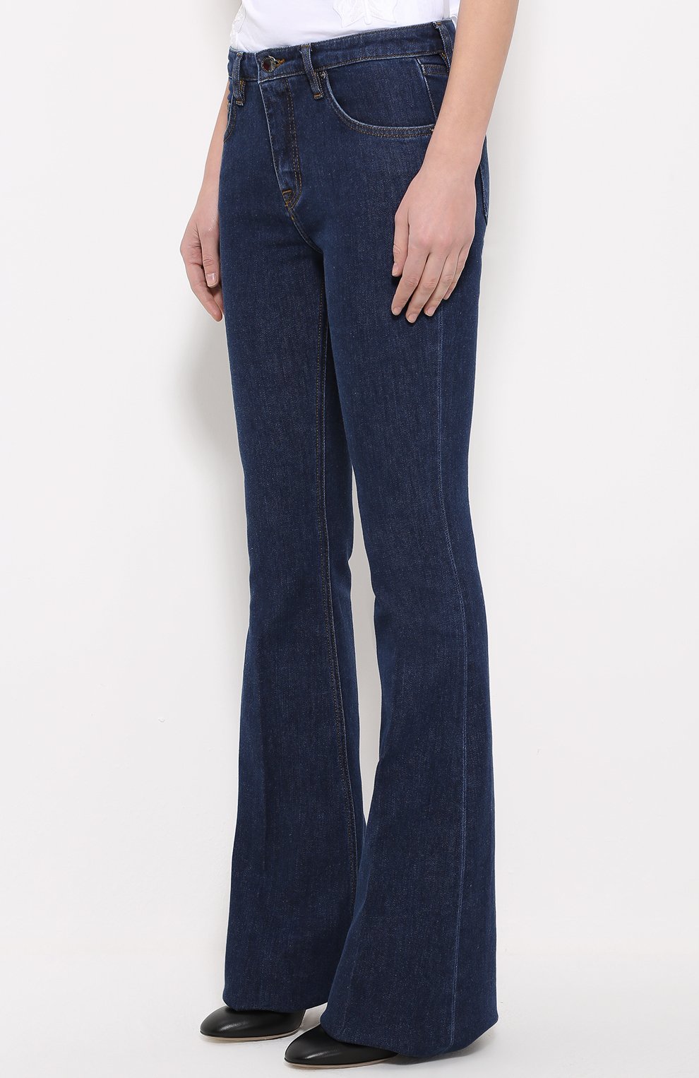 Расклешенные джинсы со стрелками VICTORIA, VICTORIA BECKHAM, арт. VB108 423, фото 3