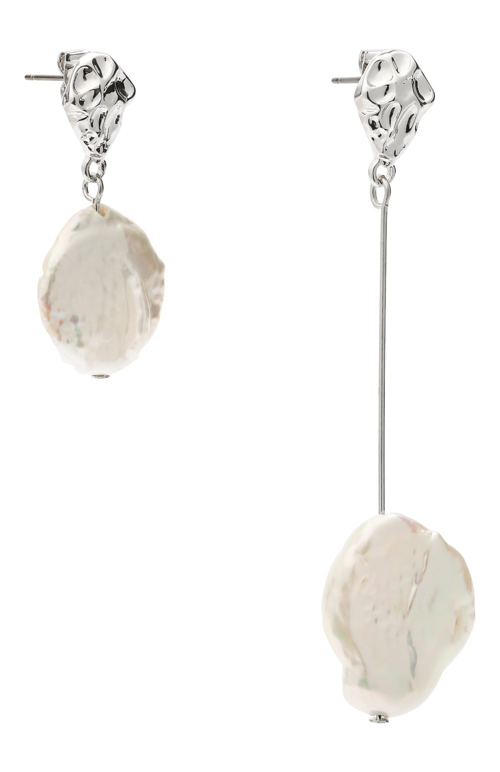 Серьги EXCLAIM серебряного цвета по цене 7460 руб., арт. 042S3077E, фото 4 Серьги EXCLAIM, арт. 042S3077E, фото 4