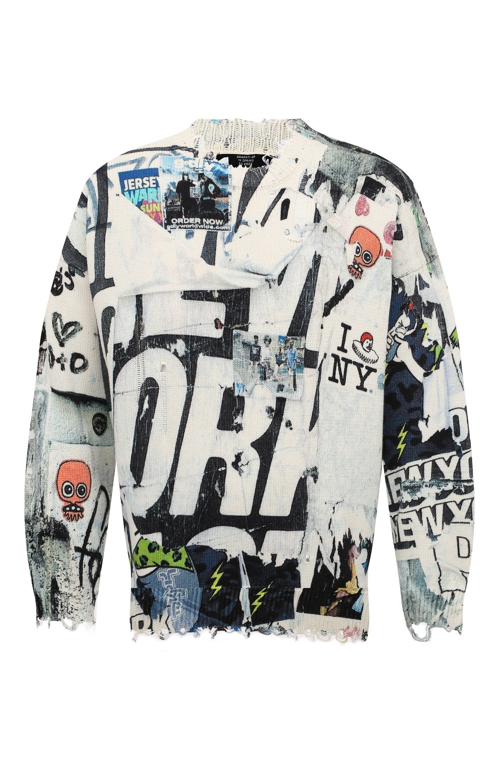 Хлопковый свитер R13, арт. R13WY009-Y080B, фото 1