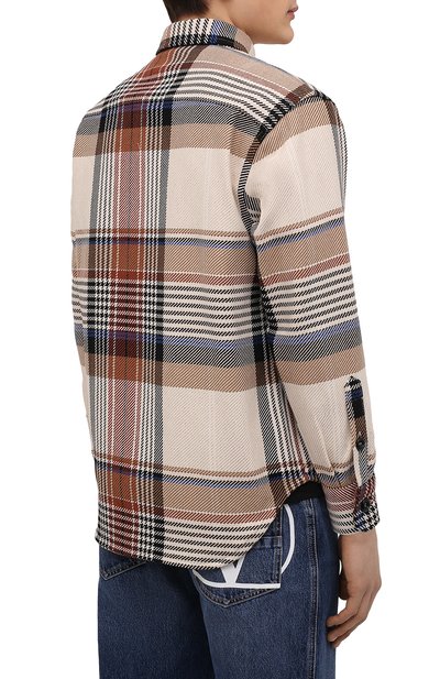 Рубашка из хлопка и шерсти DIESEL, арт. A03579/0EFAD, фото 4