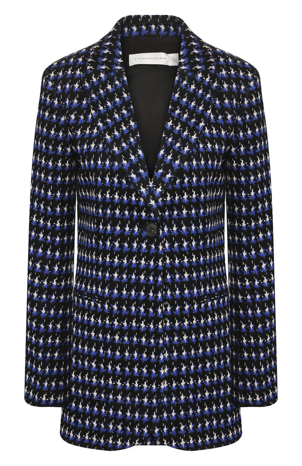 Хлопковый жакет VICTORIA BECKHAM черного цвета по цене 139500 руб., арт. 1120WJK000709B, фото 1 Хлопковый жакет VICTORIA BECKHAM, арт. 1120WJK000709B, фото 1