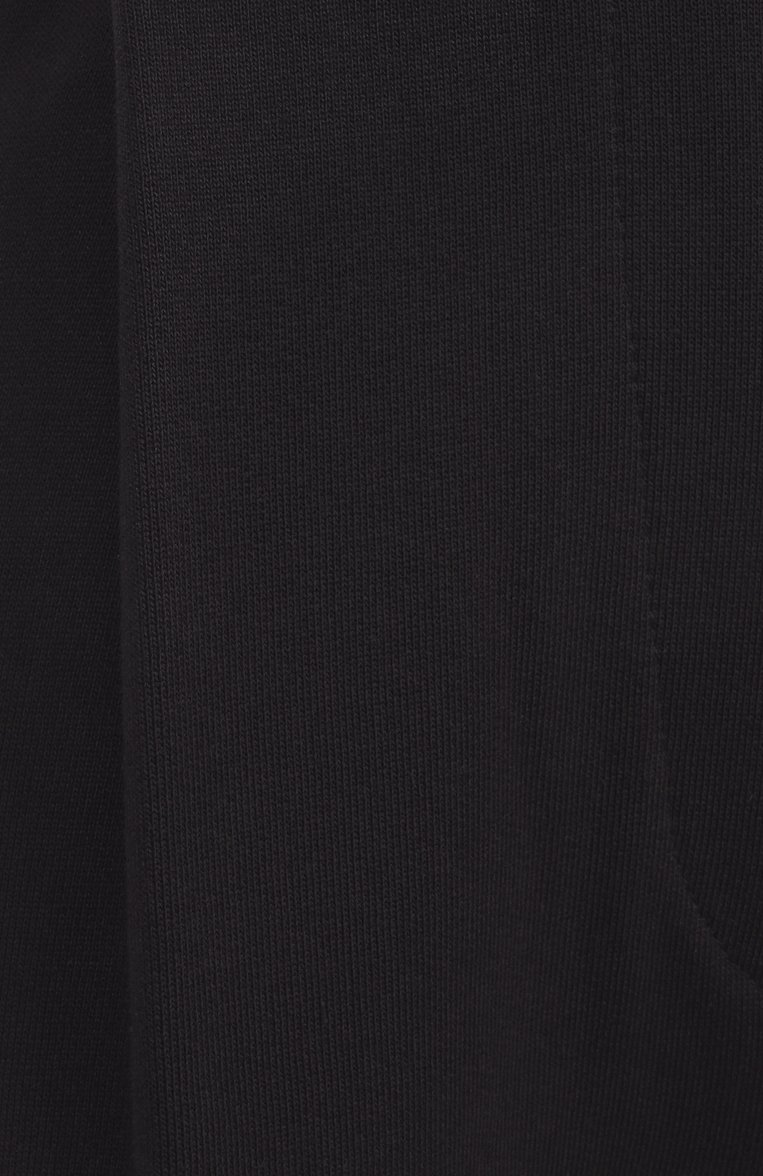 Женские хлопковые брюки DRIES VAN NOTEN черного цвета, арт. 251-011107-1610 | Фото 6 (Длина (брюки, джинсы): Удлиненные; Материал внешний: Хлопок; Силуэт Ж (брюки и джинсы): Широкие; Женское Кросс-КТ: Брюки-одежда; Стили: Минимализм; Автоматизация состава: Проставлено; Автоматизация ТО: Проставлено)