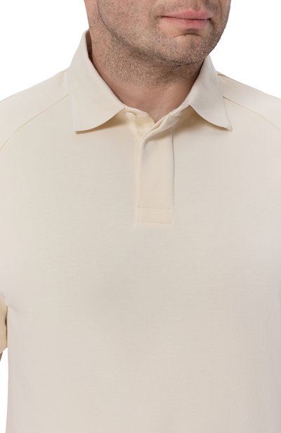 Поло BOSS кремового цвета по цене 20950 руб., арт. 50553842, фото 5 Поло BOSS, арт. 50553842, фото 5