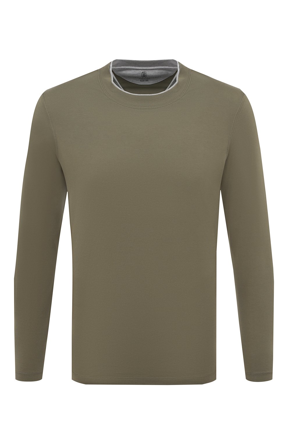 Хлопковый лонгслив BRUNELLO CUCINELLI, арт. M0T617433, фото 1