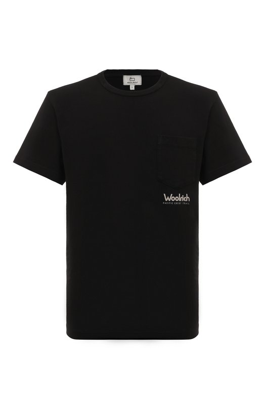 

Хлопковая футболка Woolrich, Чёрный