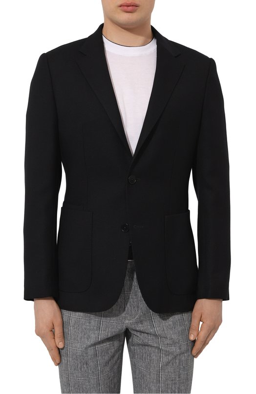 Шерстяной пиджак Zegna 1XPYG0/654711A6 Синий  1XPYG0/654711A6 Фото 3