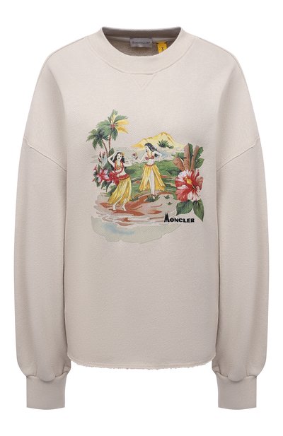 Женский хлопковый свитшот 8 moncler palm angels MONCLER GENIUS, арт. G2-09L-8G000-14-899IA