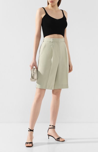 Кожаные босоножки BY FAR, арт. 20CRKAISBLW, фото 2