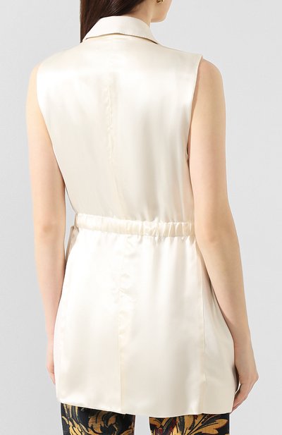 Жилет из смеси шерсти и шелка ANN DEMEULEMEESTER, арт. 2001-1154-P-178-002, фото 4