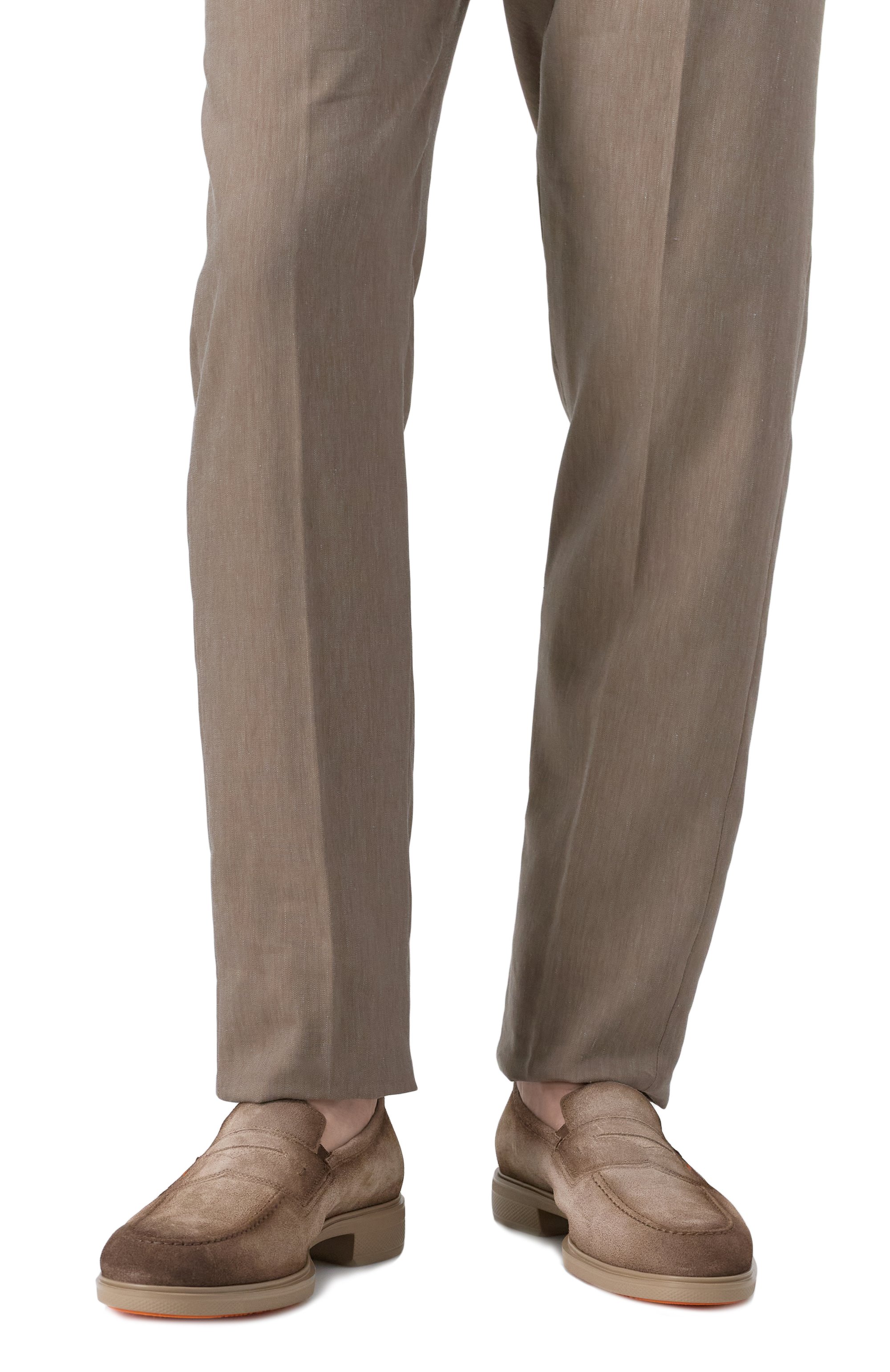 Замшевые лоферы easy on SANTONI, арт. MGEG18964TAUXGEX, фото 3