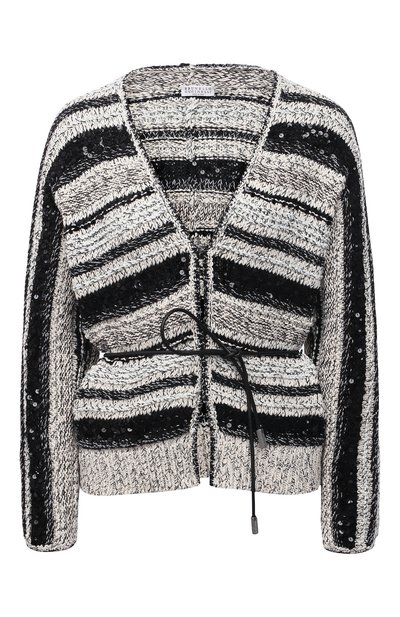 Женский хлопковый кардиган BRUNELLO CUCINELLI, арт. MAG371206