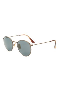 Женские солнцезащитные очки RAY-BAN бронзового цвета, арт. 8247-9207T0 | Фото 1 (Кросс-КТ: С/з-унисекс; Региональные ограничения белый список (Axapta Mercury): Не проставлено, RU; Нос: Не проставлено; Тип очков: С/з; Материал: Металл; Очки форма: Круглые; Оптика Гендер: оптика-унисекс)