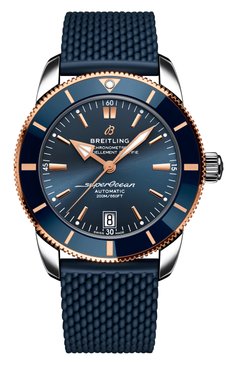 Мужские часы superocean heritage b20 BREITLING бесцветного цв�ета, арт. UB2010161C1S1 | Фото 1 (Механизм: Автомат; Материал корпуса: Розовое золото, Сталь; Региональные ограничения белый список (Axapta Mercury): Не проставлено; Нос: Не проставлено; Цвет циферблата: Синий)