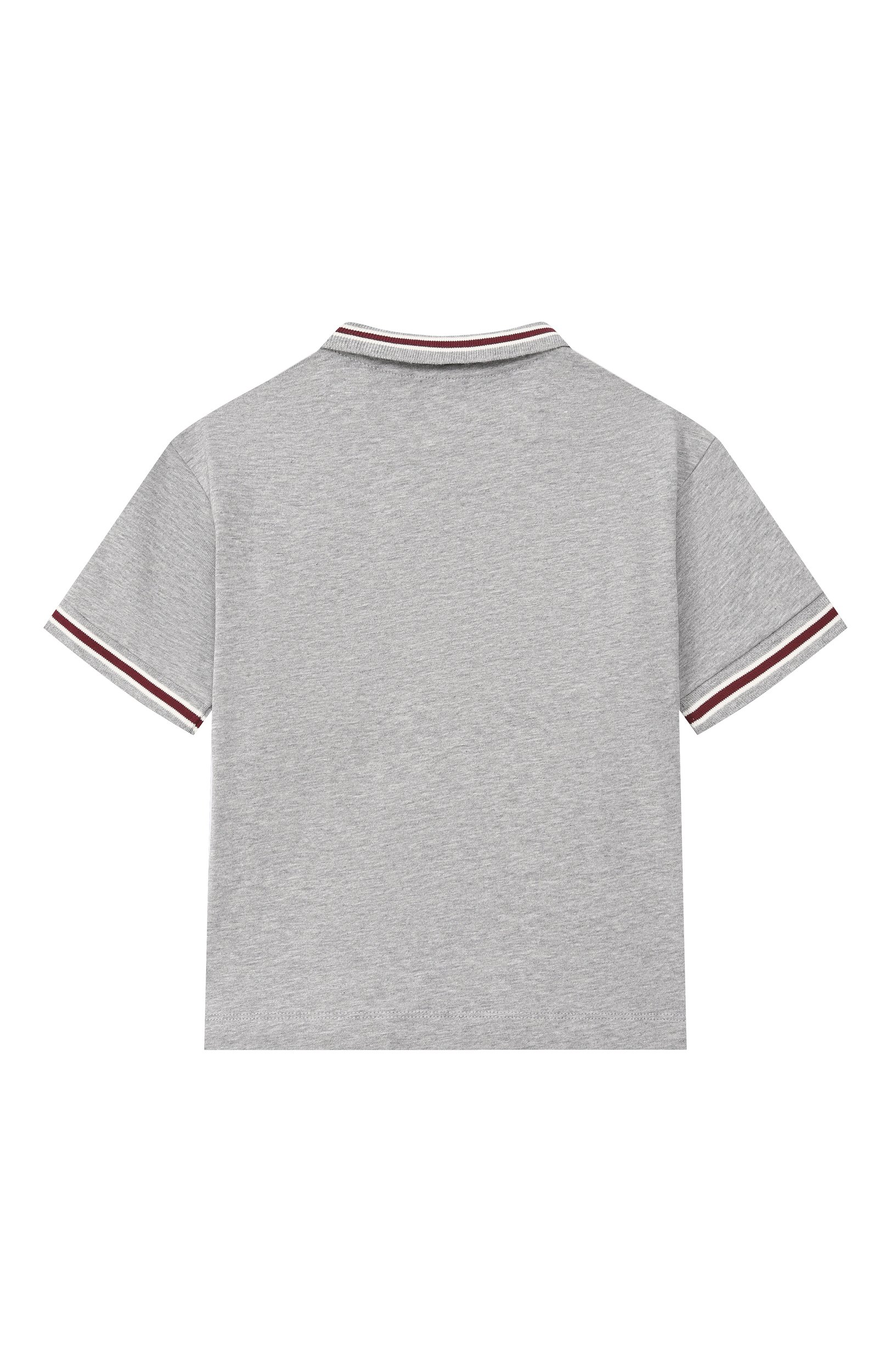 Хлопковое поло EMPORIO ARMANI серого цвета по цене 12400 руб., арт. EB001381/AF13715, фото 2 Хлопковое поло EMPORIO ARMANI, арт. EB001381/AF13715, фото 2