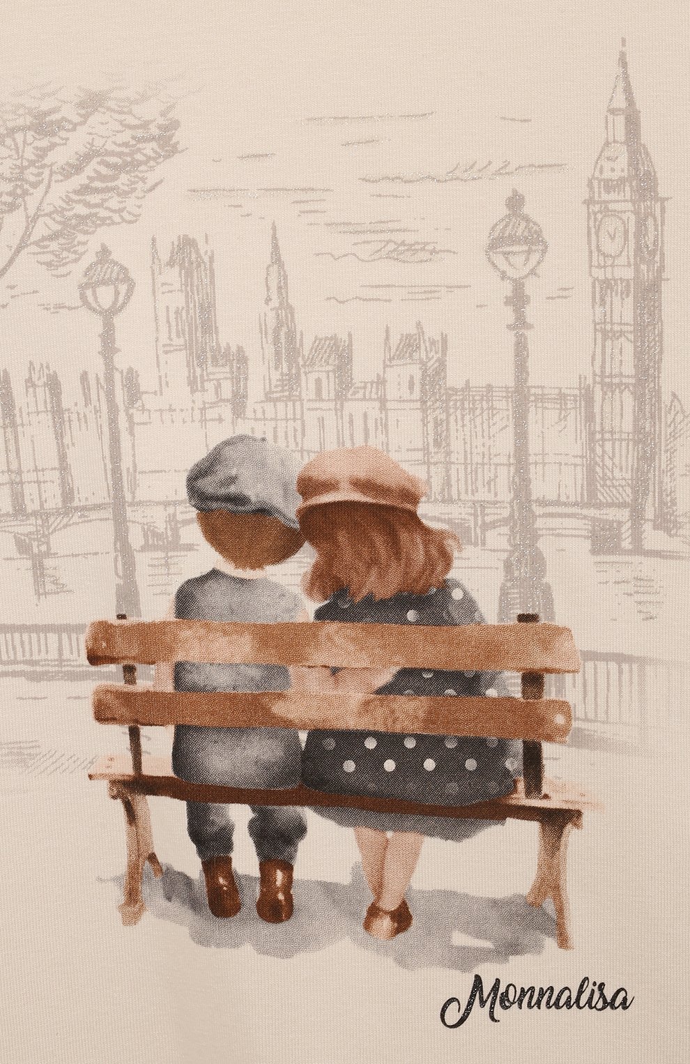 Хлопковое платье MONNALISA, арт. 11D906RU, фото 3