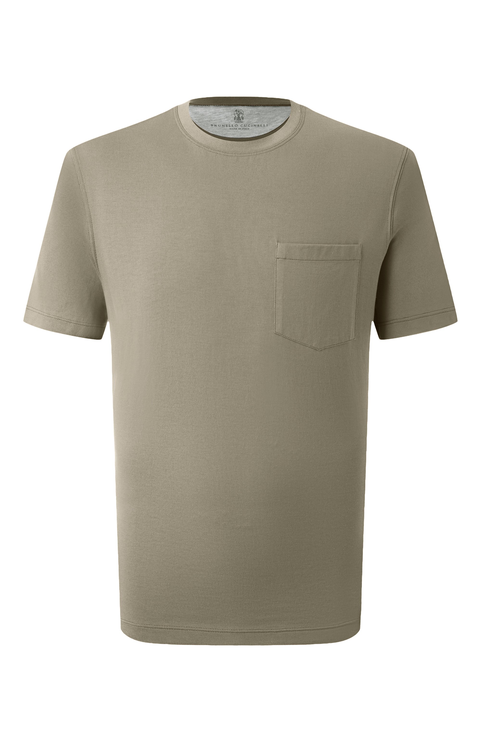 Хлопковая футболка BRUNELLO CUCINELLI, арт. M0B131376, фото 1