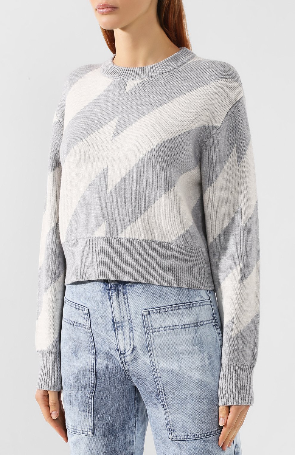 Свитер из смеси шерсти и хлопка PROENZA SCHOULER, арт. WL1937255-KW090, фото 3