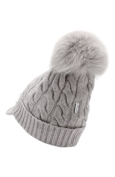 Шерстяная шапка с меховым помпоном IL TRENINO, арт. 19 5649/E0, фото 2