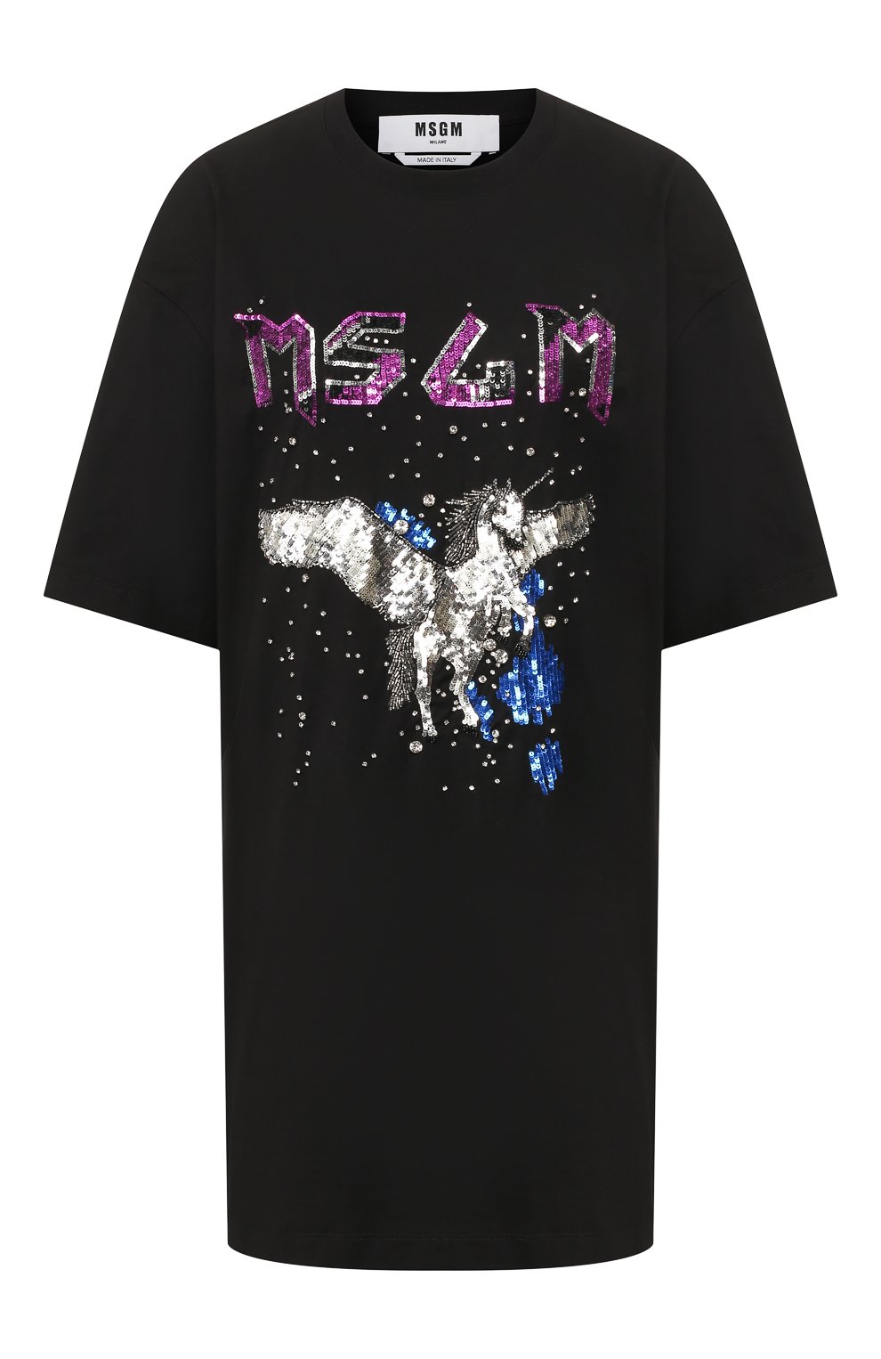 Хлопковое платье MSGM, арт. 2842MDA173 207498, фото 1