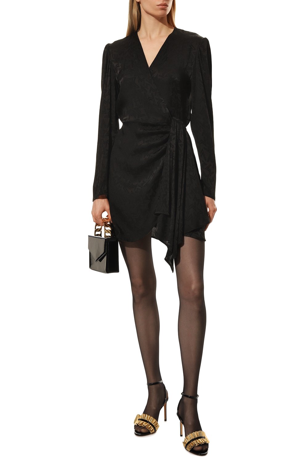 Платье MSGM черного цвета по цене 41450 руб., арт. 3341MDA39 227608, фото 2 Платье MSGM, арт. 3341MDA39 227608, фото 2