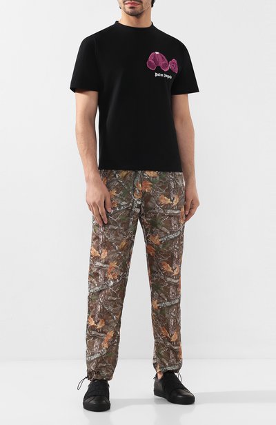 Хлопковая футболка PALM ANGELS, арт. PMAA001F194130401028, фото 2