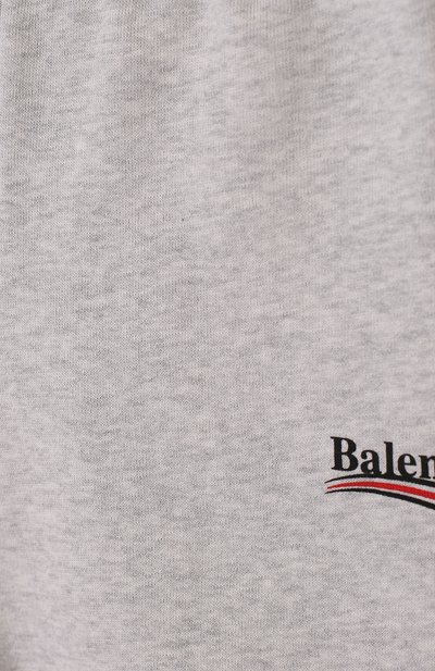 Хлопковые шорты с логотипом бренда BALENCIAGA, арт. 509655/TYK92, фото 3