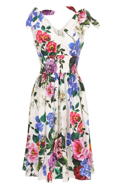 Женское хлопковое платье DOLCE & GABBANA, арт. F6I0AT/HS5S6