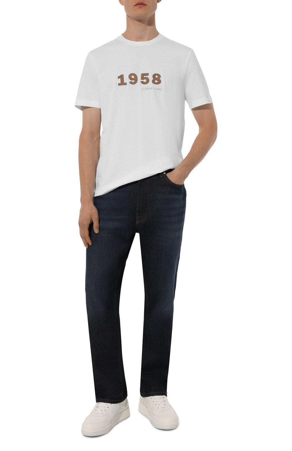Хлопковая футболка CORNELIANI, арт. 94G587-9425044, фото 2