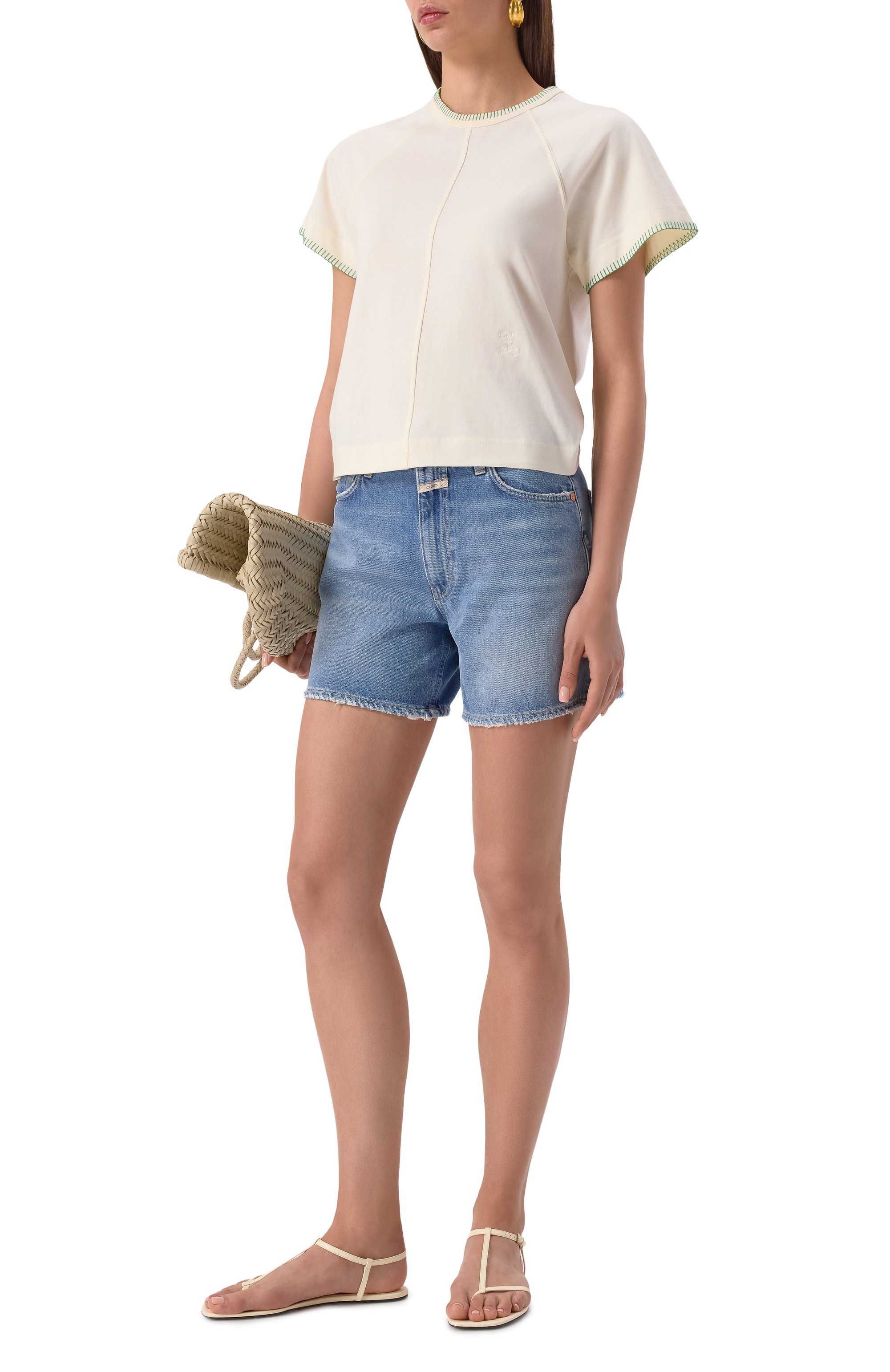 Джинсовые шорты CLOSED, арт. C92038-18S-42, фото 2