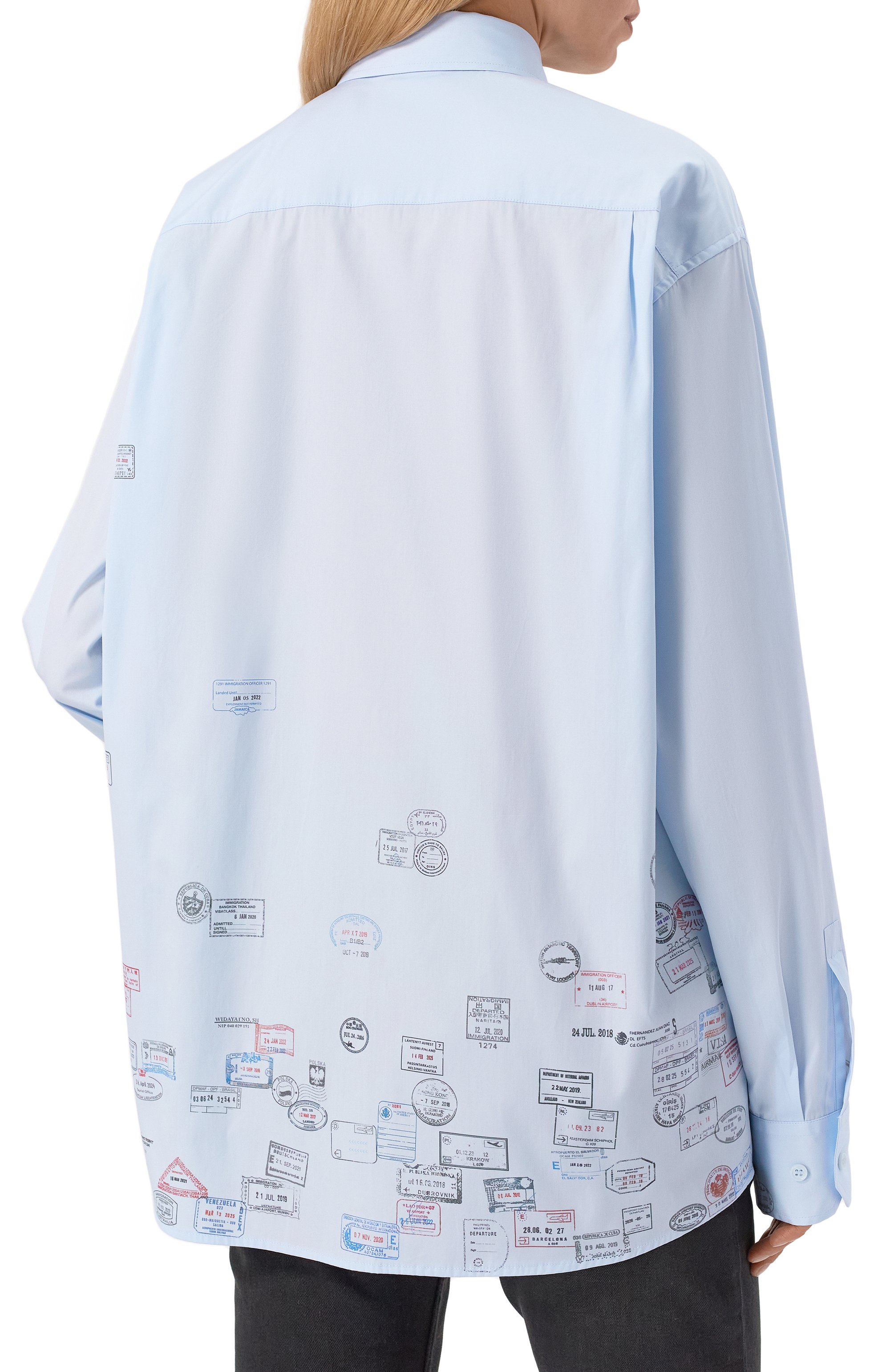 Хлопковая рубашка VETEMENTS, арт. UH76SH150L, фото 7