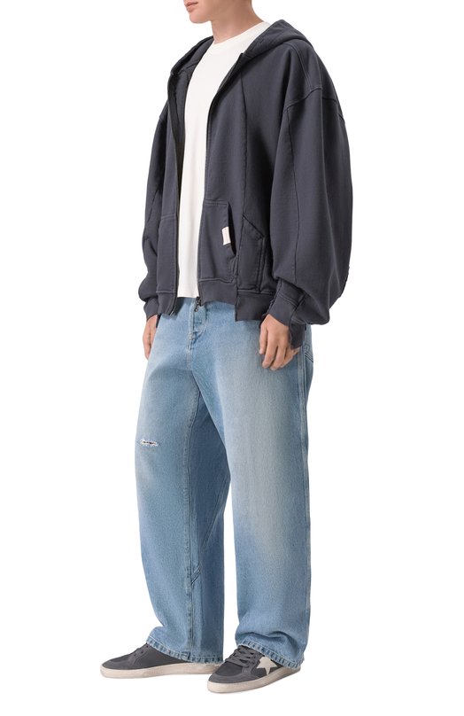 Кожаные кеды Ball Star Golden Goose Deluxe Brand GMF00117.F008157 Серый  GMF00117.F008157 Фото 2