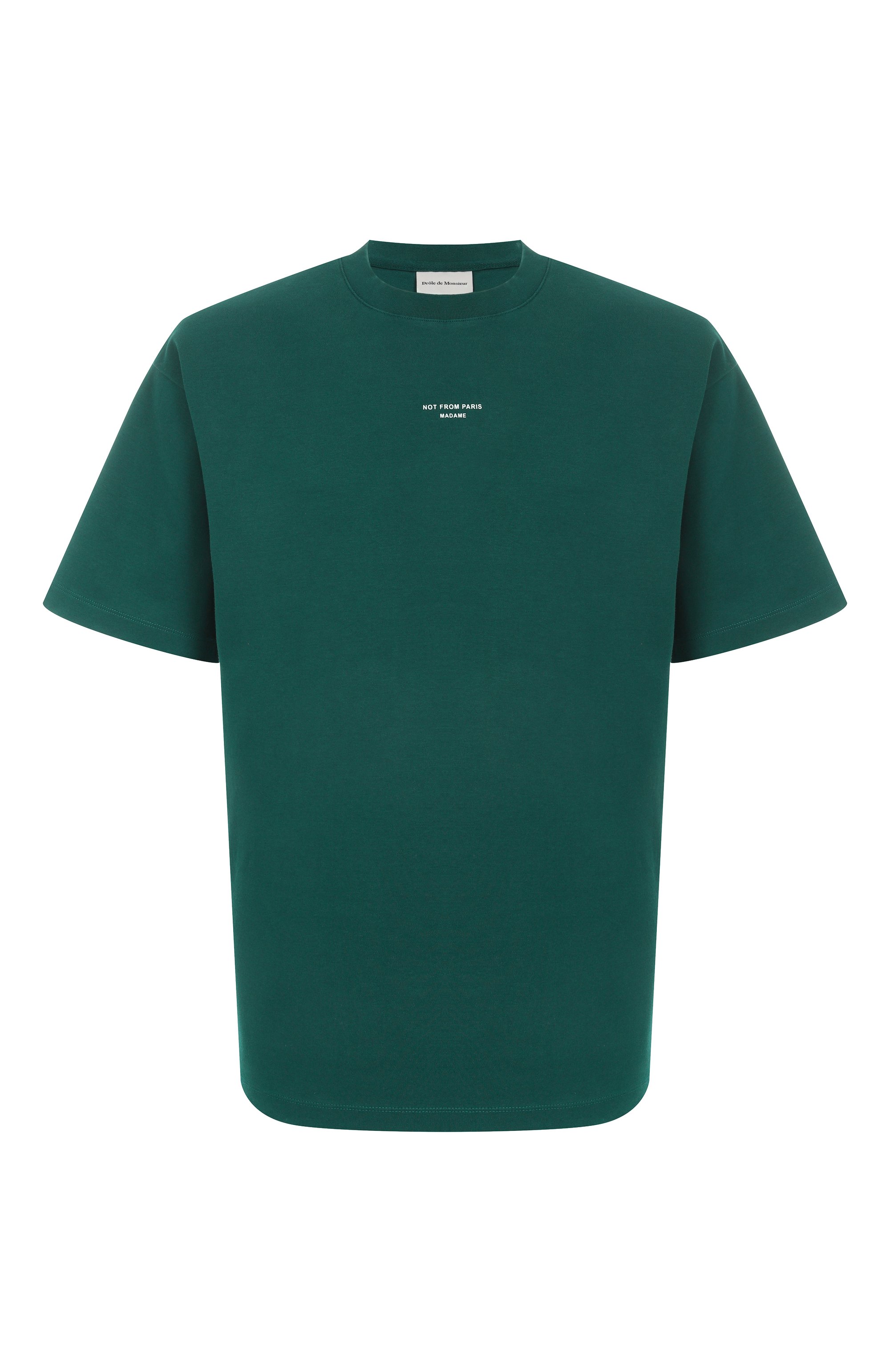 Хлопковая футболка DROLE DE MONSIEUR, арт. PERM-TS202-C0002-DGN, фото 1