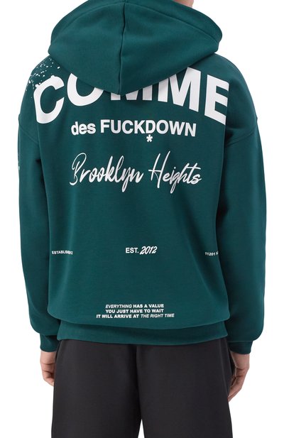 Хлопковое худи COMME DES FUCKDOWN, арт. CFABM01747, фото 4