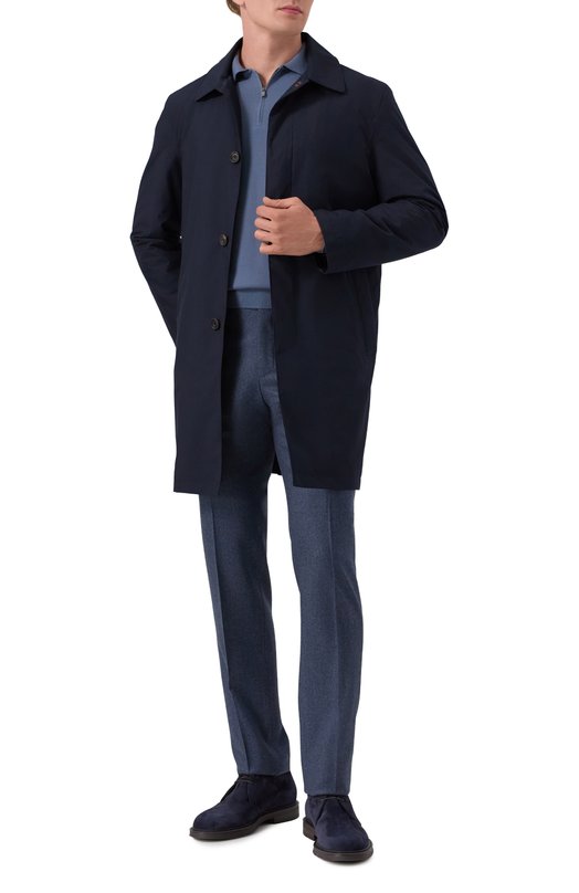 Плащ Corneliani 2635M6-2620155 Синий  2635M6-2620155 Фото 2