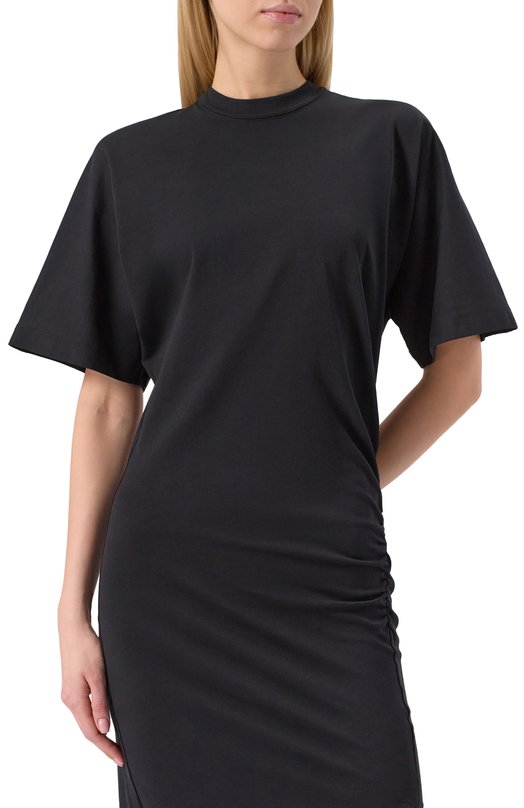 Хлопковое платье Pinko 105219/A2M2 Чёрный  105219/A2M2 Фото 5