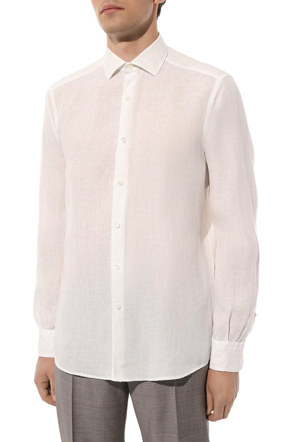 Льняная рубашка ZEGNA, арт. UDX38A7/SRF5, фото 3