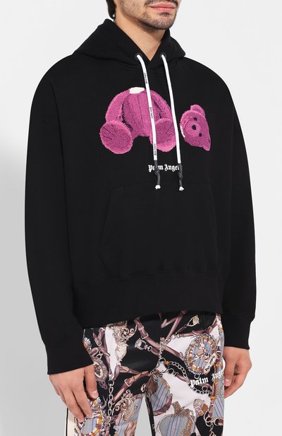 Хлопковое худи PALM ANGELS, арт. PMBB058F196310031028, фото 3