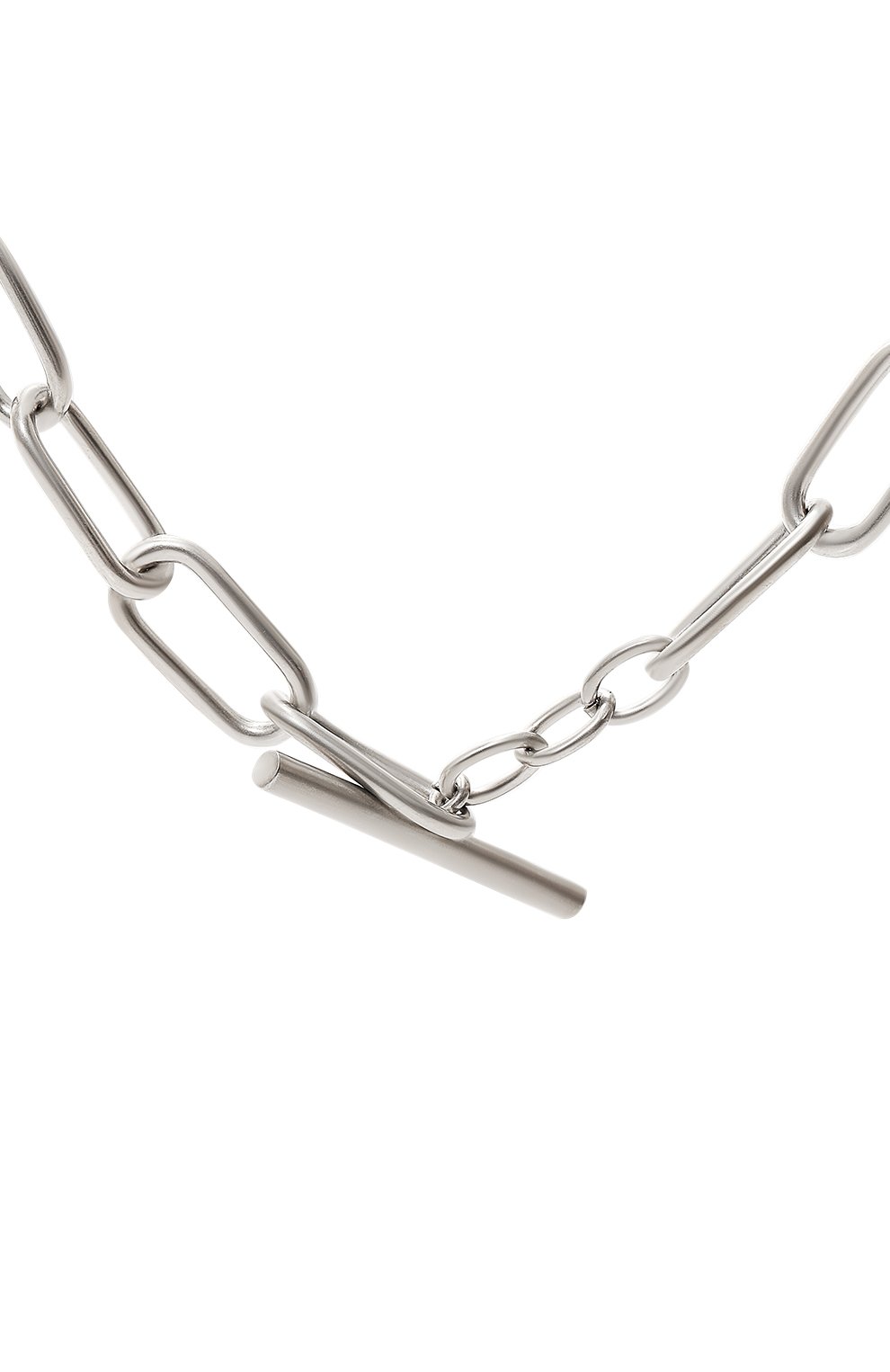 Колье MM6 серебряного цвета по цене 48200 руб., арт. SM7UU0061 P6615, фото 4 Колье MM6, арт. SM7UU0061 P6615, фото 4