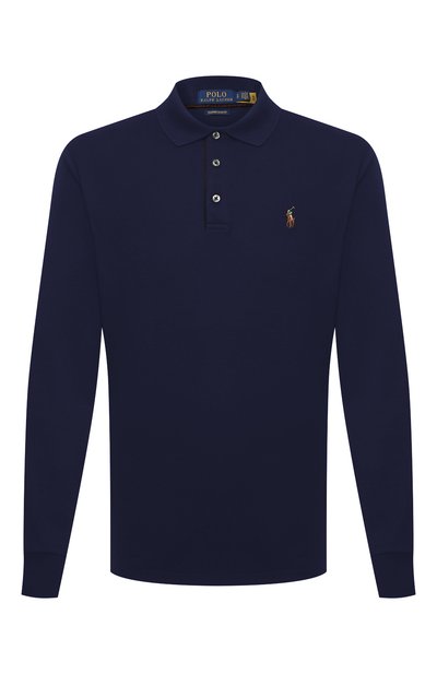 Хлопковое поло с длинными рукавами POLO RALPH LAUREN, арт. 710671785, фото 1